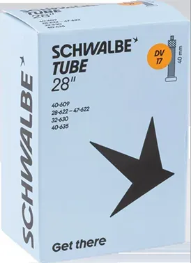 SCHWALBE Schlauch Nr. 17 - DV, 40 mm – 27/28 Zoll