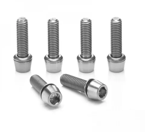 Ritchey WCS 4-Axis Vorbauschrauben, 6 Stück, Titan, silber, M5 x 18 mm, leicht,…