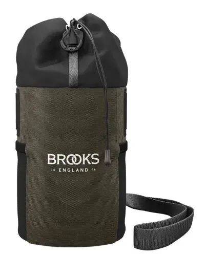 BROOKS Scape Feed Pouch Mud Green - wasserdichte Lenkertasche 1,2 Liter aus 600D Polyester mit…