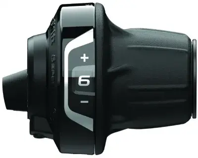 SHIMANO Drehgriffschalter TOURNEY SL-RV400 6-fach Rechts - präzise Gangwahl für City- und…