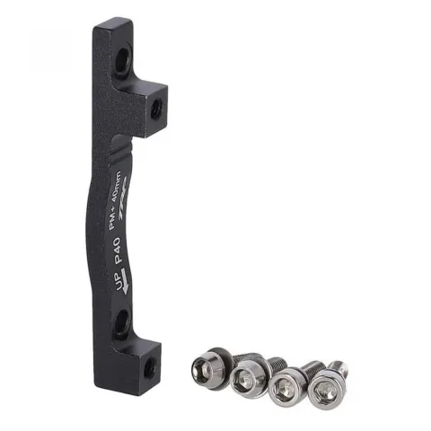 TRP AdapternSB-verpackt - für Post Mount Bremse schwarz P40 PM Adapter +40mm inkl. Schrauben -…