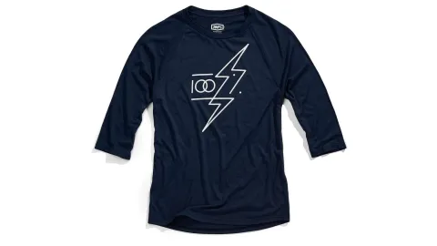 100% Helgi 3/4 Sleeve Tech Tee