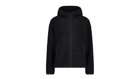 CMP WOMAN JACKET FIX HOOD TEDDY
