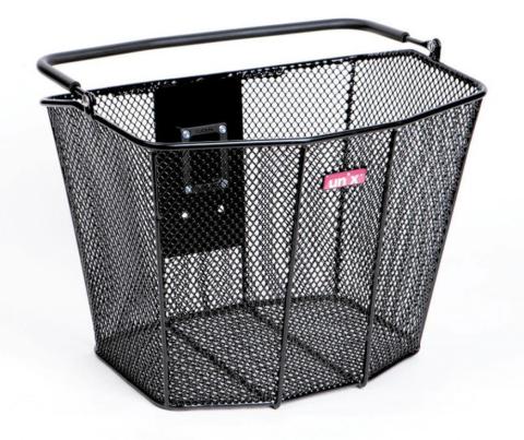 Unix Lenkerkorb Vicario 34x27x25cm, schwarz, engmaschig
