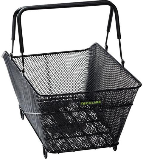 Racktime Gepäckträgerkorb Baskit Trunk 2.0 small, Snapit 2.0 Adapter Schwarz Modell 2027