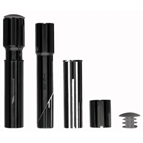 Humpert Vorbauerhöhung Gewinde/Ahead 1" 1 1/8" Alu schwarz