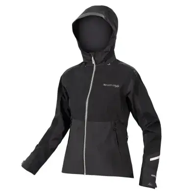 Endura Damen MT500 wasserdichte Jacke schwarz L - High-Performance MTB-Regenjacke, wasserdicht,…