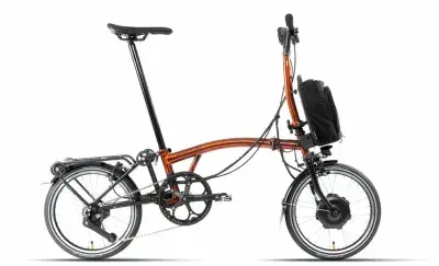 Brompton C-Line Electric Urban - Typ H - 16 Zoll 300Wh 4K Faltrad - Flame Lacquer