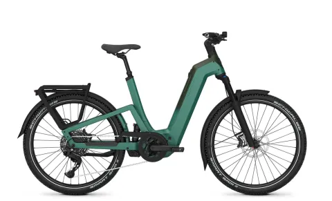 Kalkhoff ENTICE 7+ MOVE - 27.5 Zoll 600Wh 10K Fully-Tiefeinstieg - mineralgreen / huntsmengreen matt