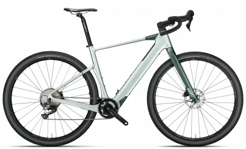 Wilier ADLAR HYBRID GRX 1X12 TQ 966H - 28 Zoll 360Wh 12K Diamant - Mint Green Matt