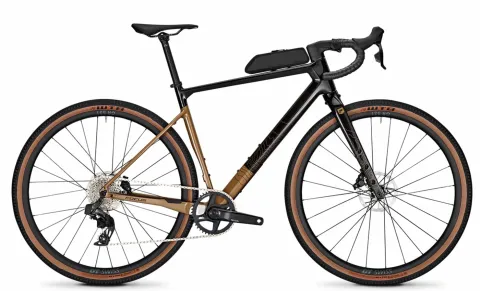 Focus ATLAS 8.0 - 28 Zoll 24K Diamant - Carbonraw glossy/ Goldrush glossy