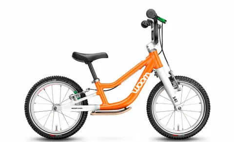 Woom ORIGINAL 1 PLUS Kinder-Laufrad (Gen. G) - 12 Zoll - orange