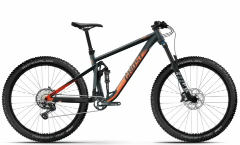 Ghost Riot Trail Essential - 27.5 / 29 Zoll 12K Fully - dark grey rusty orange - matt