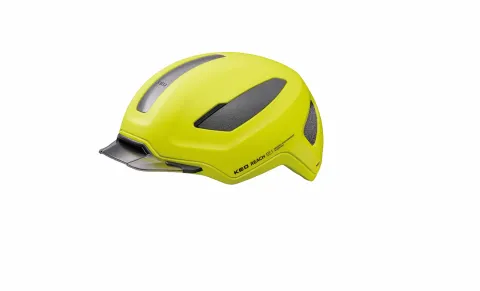 KED Reach DT-1 Fahrradhelm - yellow green matt