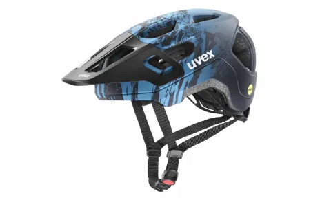 Uvex react Jr. MIPS - Junioren MTB Helm - Azure Deep Space Matt
