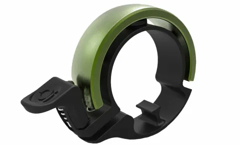 Knog Oi Classic Large Fahrradklingel - 23,8 bis 31,8mm - Black Olive
