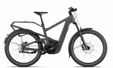 Riese und Müller Delite5 GT pinion - 27.5 Zoll 800Wh 12G Fully - Stone Grey