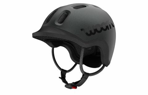 Woom Ready Kinderhelm - charcoal metallic