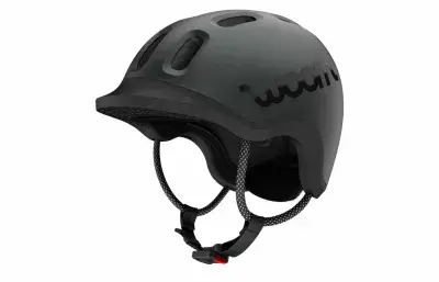 Woom Ready Kinderhelm - charcoal metallic