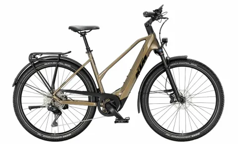 KTM MACINA GRAN 810 di2 - 28 Zoll 800Wh 11K Trapez - OLIVE PEARL (BLACK)