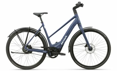 Koga E-Supermetro - 28 Zoll 400Wh Trapez Enviolo - jeans wrinke paint