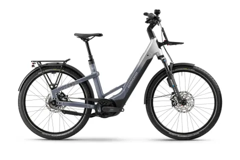 Winora Yakun R5 Pro ABS Low - 27.5. Zoll 800Wh 5N Wave - downtown/haze grey - gloss