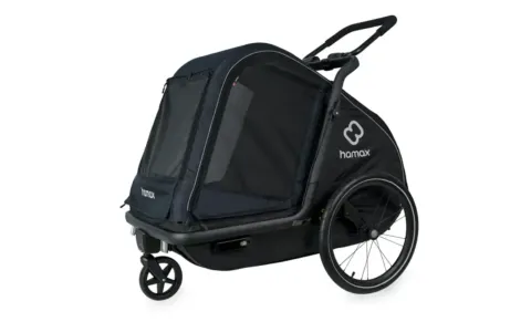 Hamax Pluto L Hundeanhänger - navy blau/ black