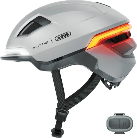 Abus HYP-E Helm - gleam silver