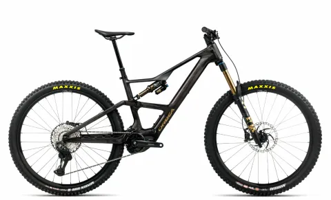 Orbea RISE LT M10 - 29 Zoll 630Wh 12K Fully - Cosmic Carbon View/ Golden Sand