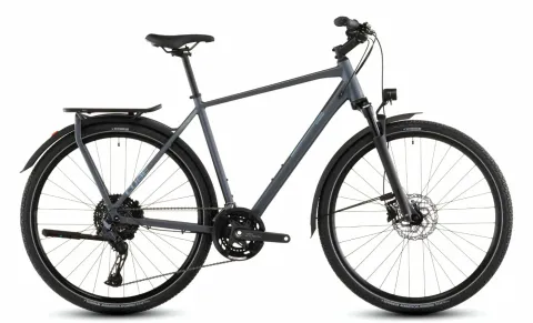Cube Kathmandu EXC - 28 Zoll 22K Diamant - metallicgrey´n´chrome