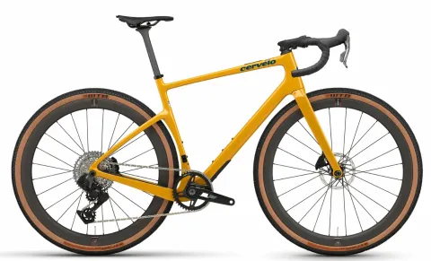 Cervélo Aspero Rival XPLR AXS 1 - 28 Zoll 13K-AXS Diamant - marigold