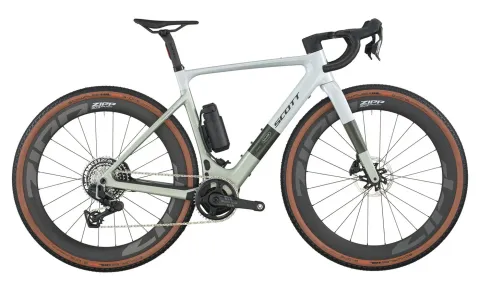 Scott Solace Gravel 10 - 28 Zoll 520Wh 13K-AXS Diamant - pale green beluga grey