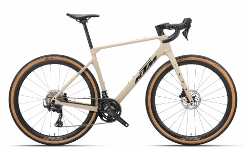 KTM GRAVELATOR ELITE 2x - 28 Zoll 24K Diamant - grey beige matt