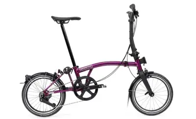 Brompton P Line - Typ M - 16 Zoll 4K Faltrad - Amethyst Lacquer