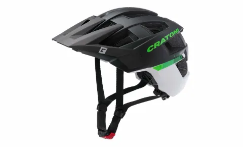 Cratoni Allset Fahrradhelm - black-white matt