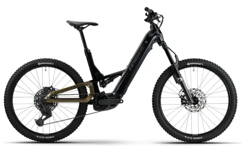 Haibike ALLTRAIL 10.5 Low ABS - 27,5 Zoll 800Wh 12K Fully-Tiefeinstieg - black/ninja gold/grey -…
