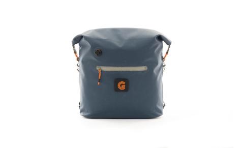 Brompton Borough Wasserdichte Roll-Top Tasche klein - navy grey