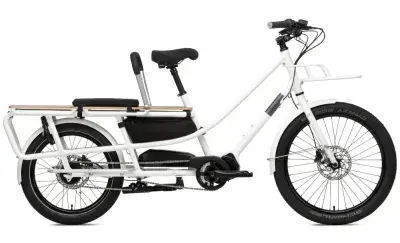 Creme Cycles Happy wagon 5s - 24/20 Zoll 504Wh 5N Lastenrad - white