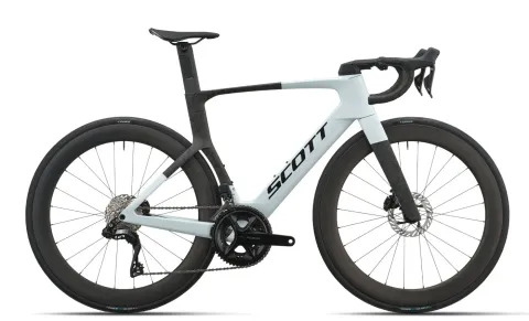 Scott Foil RC 20 - 28 Zoll 24K Di2 Diamant - cumulus white/carbon black