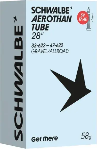Schwalbe SV17 AE Aerothan Schlauch 28 Zoll - 40 mm Transparent Modell 2026