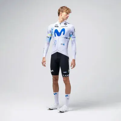 Gobik Hyder Long Sleeve Jersey Movistar Team 2026 Langarm Fahrradtrikot Herren