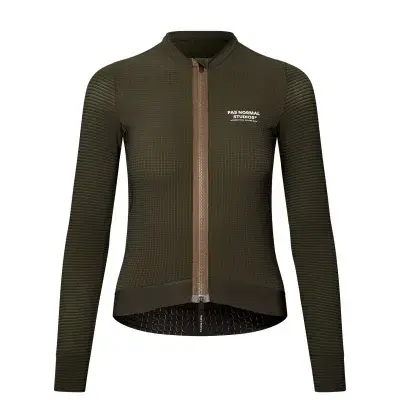 Pas Normal Studios Womens Escapism Long Sleeve Jersey Langarm Fahrradtrikot Frauen