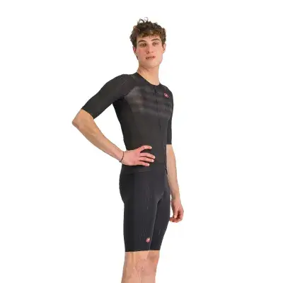 Castelli Free Aero Race S Bibshort Kurze Herren Trägerhose mit Polster