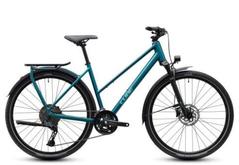 Cube Kathmandu EXC Trapez 2027 | metallicpetrol´n´sea | 46 cm | Trekkingräder