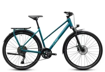 Cube Kathmandu EXC Trapez 2027 | metallicpetrol´n´sea | 46 cm | Trekkingräder