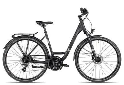 2R Manufaktur TRS 24 Wave | black matt/grey | 51 cm | Trekkingräder