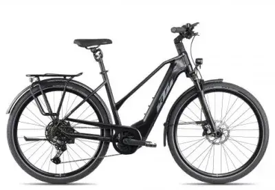 KTM Macina Style Pro Trapez 2025 | black matt/grey lime green | 51 cm | E-Trekkingräder