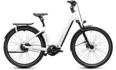 Cube Kathmandu Hybrid Deluxe Pro 800 - 28 Zoll 800Wh Enviolo Wave - metallicwhite´n´chrome