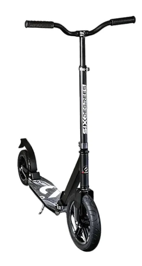 Muuwmi schwarz, 300mm/205mm Scooter Six Degrees Aluminium AIR