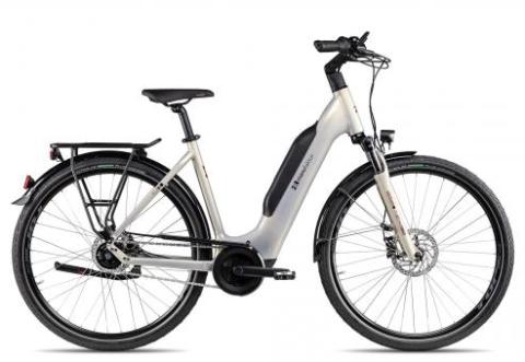 2R Manufaktur ELX 5 Wave | gold grey/black/dark red | 46 cm | E-Cityräder
